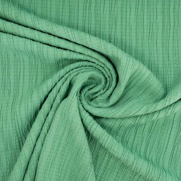 Viskose Crinkle plissiert mint