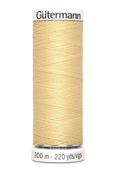 Garn Gütermann Allesnäher 200m pastellgelb Nr. 325
