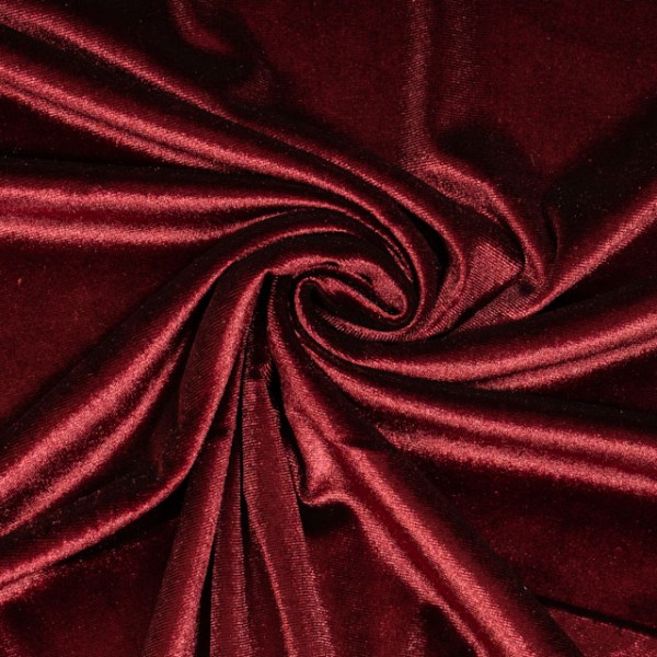 Samtjersey bordeaux