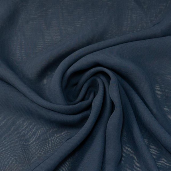 Chiffon Uni navy