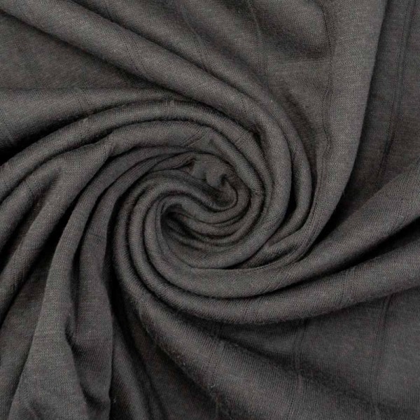 Musselin Jersey Double Uni black