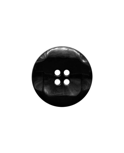 Modeknopf 23mm schwarz glänzend