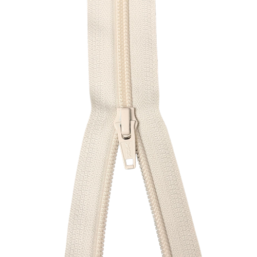 YKK teilbarer Reißverschluss Spirale ecru 80cm