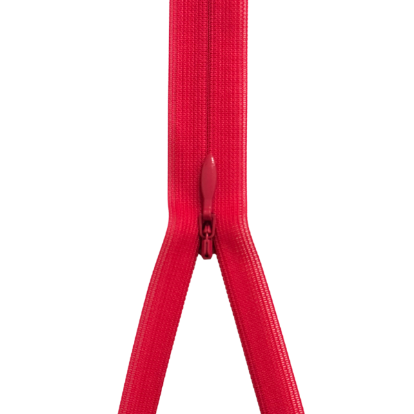 YKK nicht teilbarer Reißverschluss nahtverdeckt fuchsia