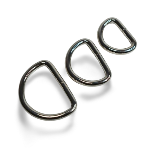 EvLis D-Ring Massiv silber 40mm