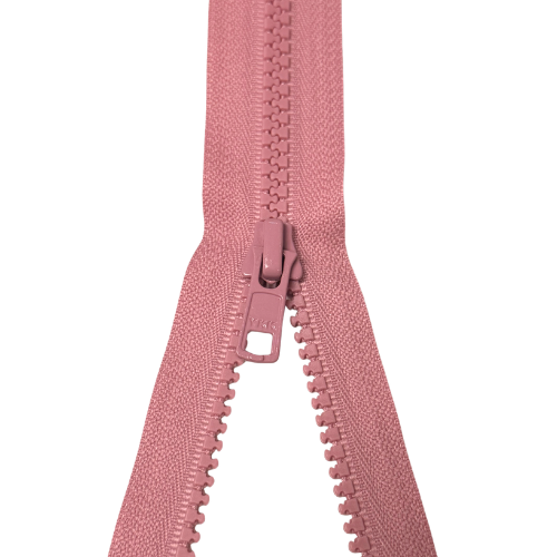 YKK teilbarer Reißverschluss Jacken Krampe altrosa 80cm