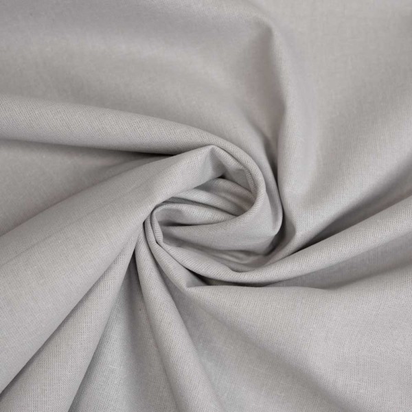 Baumwolle Webware Fahnentuch grau