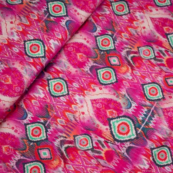 Baumwollwebware Oriental pink