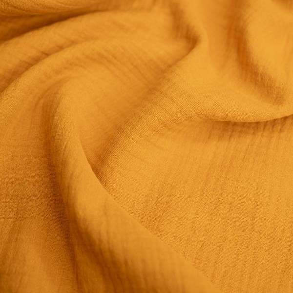 Musselin Double Gauze Amelie senfgelb