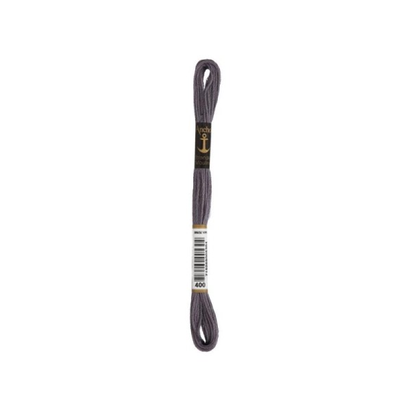 Anchor Sticktwist Garn 6-fädig anthrazit