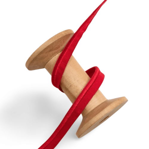 Gummi Paspelband 10mm rot