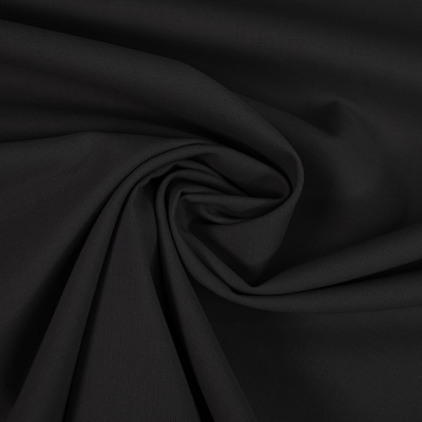 Voile Batist Baumwolle schwarz