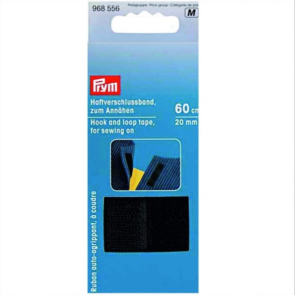 Prym Haftverschlussband schwarz 20mm