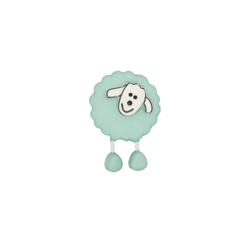 Prym Kinderknopf Schaf 18mm türkis hell