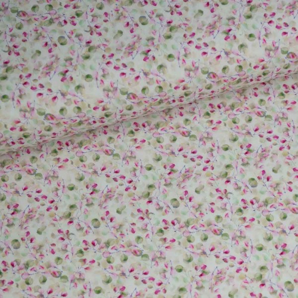 Baumwollwebware Mini Eucalyptus rosa