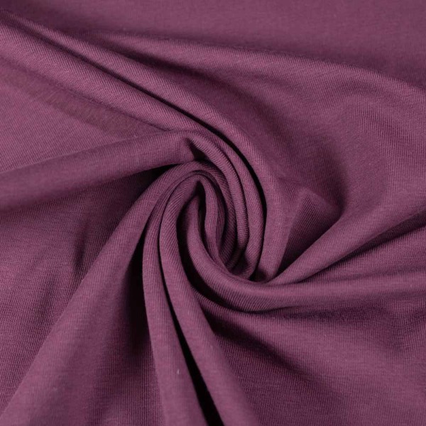 Bio Baumwolljersey bordeaux-beere