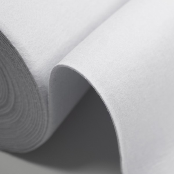 Filz 3mm weiß