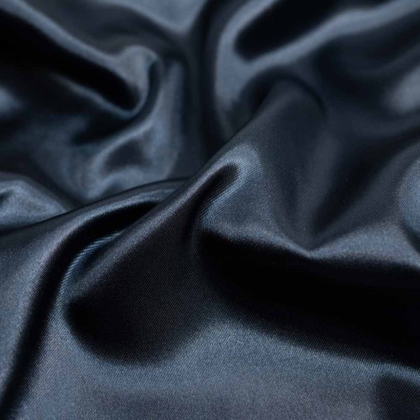 Satin Glänzend navy
