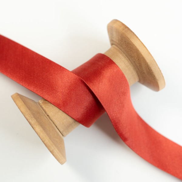 Satin Schrägband 20mm terra