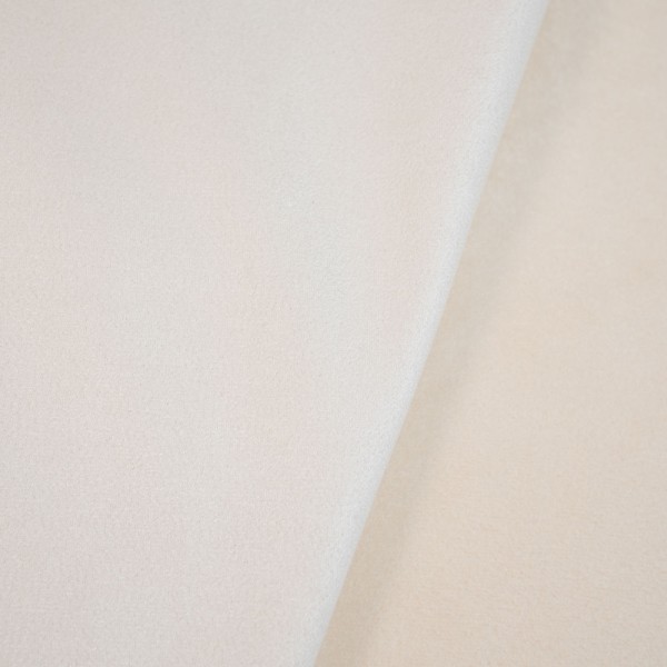 Wildleder Imitat mit Fleece Soft hellbeige