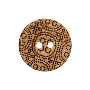 Prym Kokosknopf Ornament 23mm braun