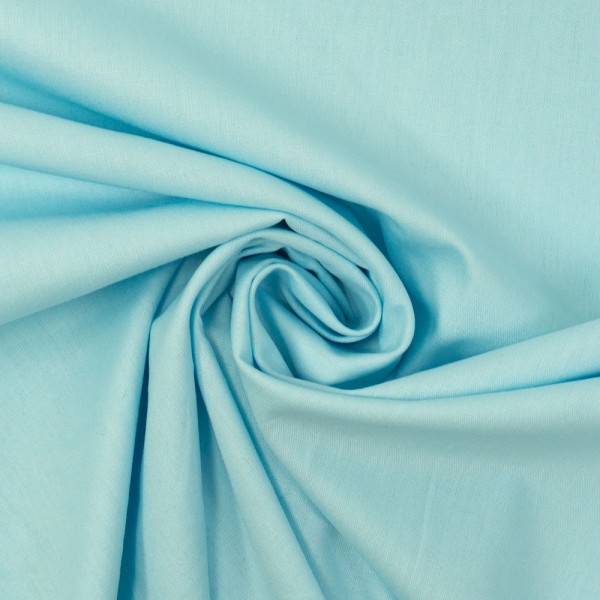 Edle Baumwollwebware hellblau
