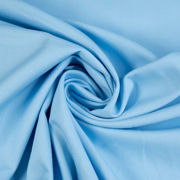 Baumwollwebware hellblau