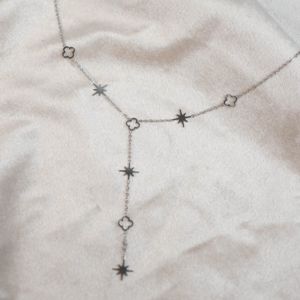 Y-Halskette Sternchen silber