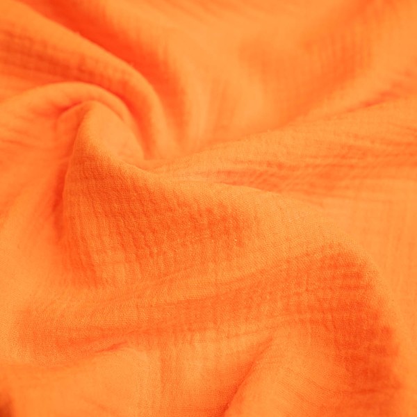 Musselin Double Gauze Amelie neonorange
