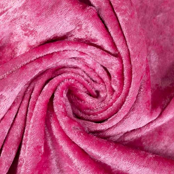 Pannesamt elastisch pink