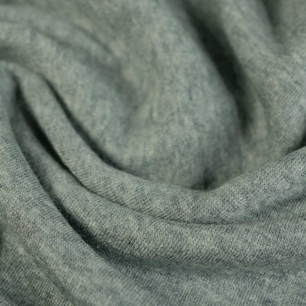 Frottee Jersey melange salbei