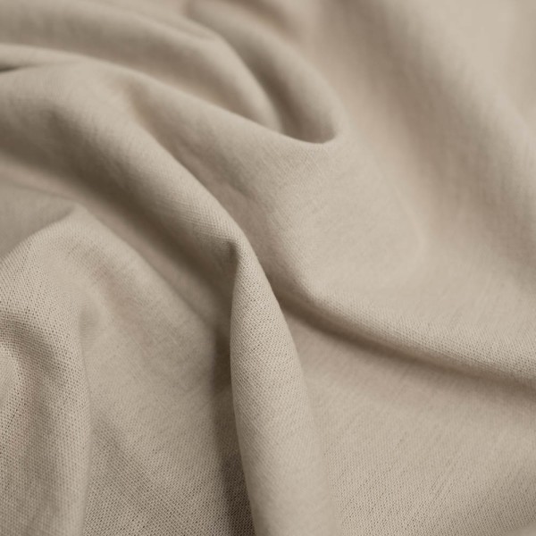 Leinen Baumwolle hellbeige