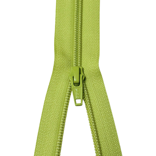 YKK teilbarer Reißverschluss Spirale lime 60cm