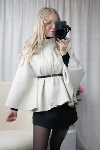 Poncho Cape Penelope beige