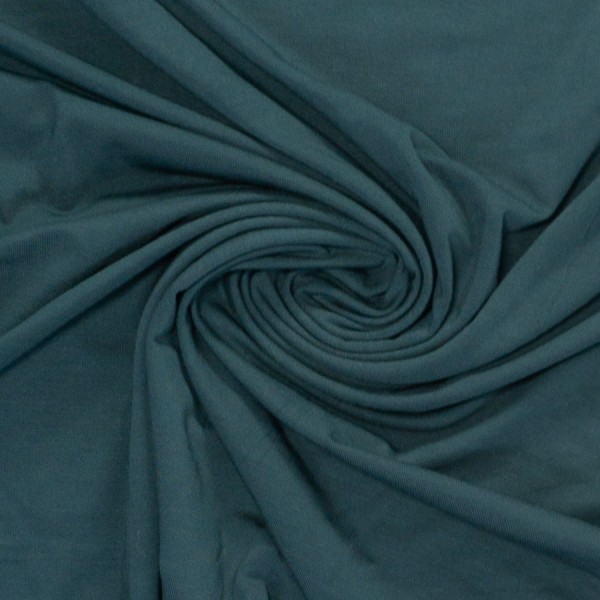 Bamboo Jersey petrol dunkel