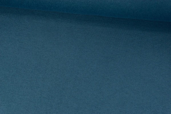 Feinstrick Jersey Deluxe jeansblau dunkel Ökotex 100