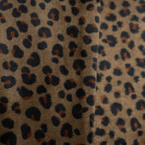 Wellnessfleece Leo Look braun