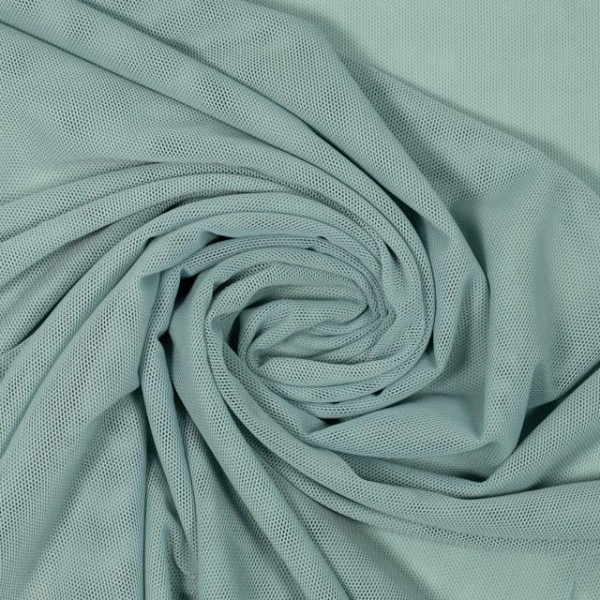 Soft Mesh elastisch dusty blue