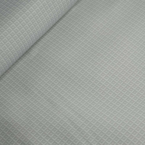 Baumwoll-Twill Kästchen grau