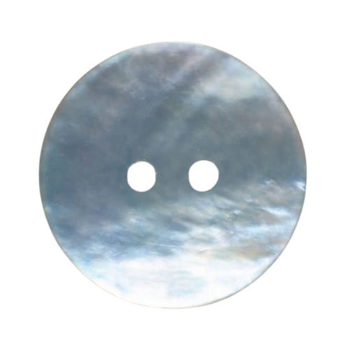 Perlmuttknopf 18mm hellblau