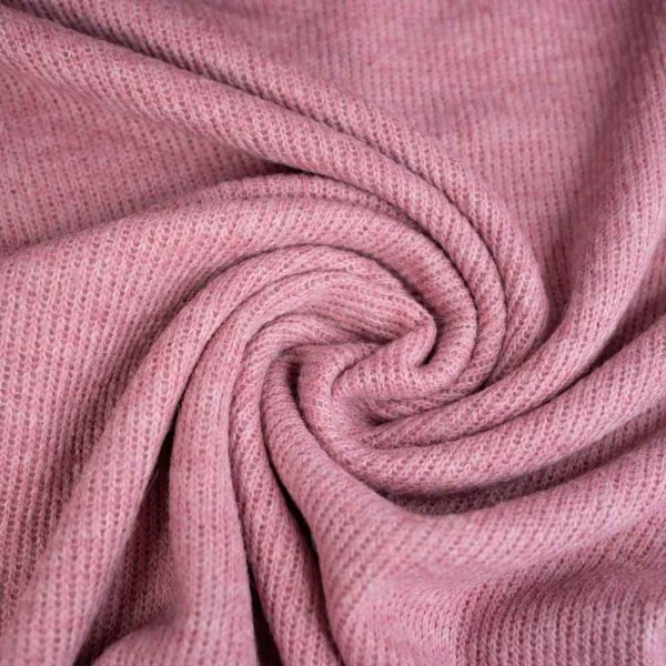 Strickstoff Rosa Melange