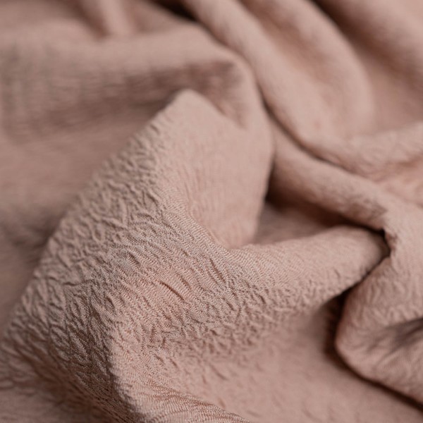 Scuba Crêpe gesmokt nude