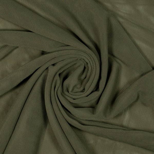 Soft Mesh elastisch khaki