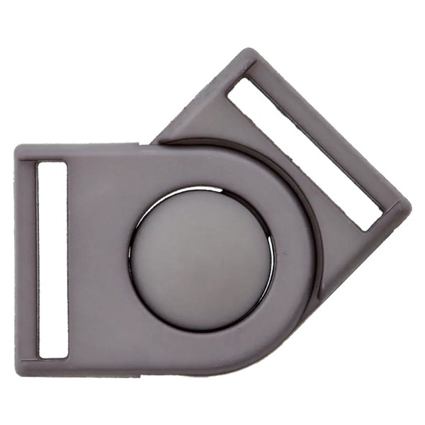 Rucksackschließe 20mm grau