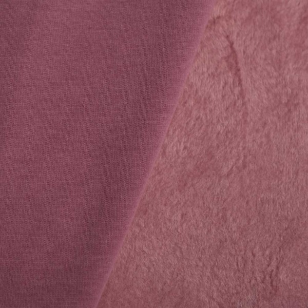 Alpenfleece Kuschelsweat altrosa