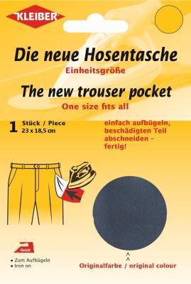 Kleiber Quick-Ersatzhosentasche dunkelgrau