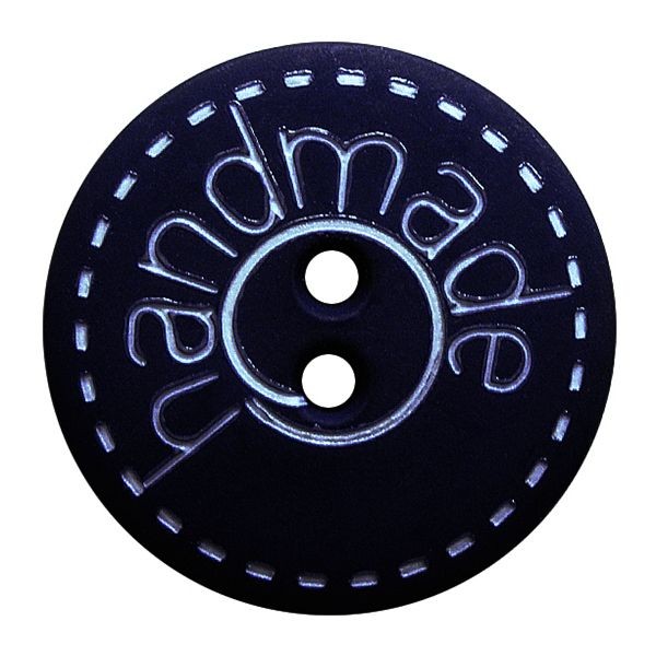 Knopf handmade 23mm dunkelblau