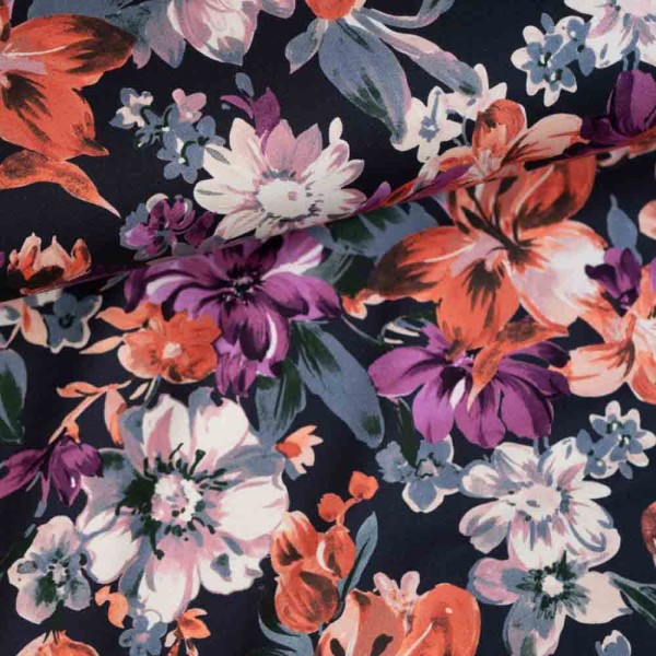 French Terry Sweat Blumenliebe terra