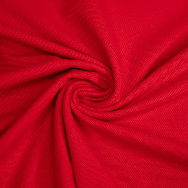 Polo Baumwolljersey rot