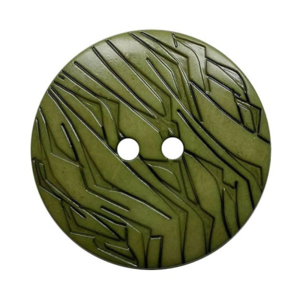 Modeknopf Gemustert 28 mm khaki